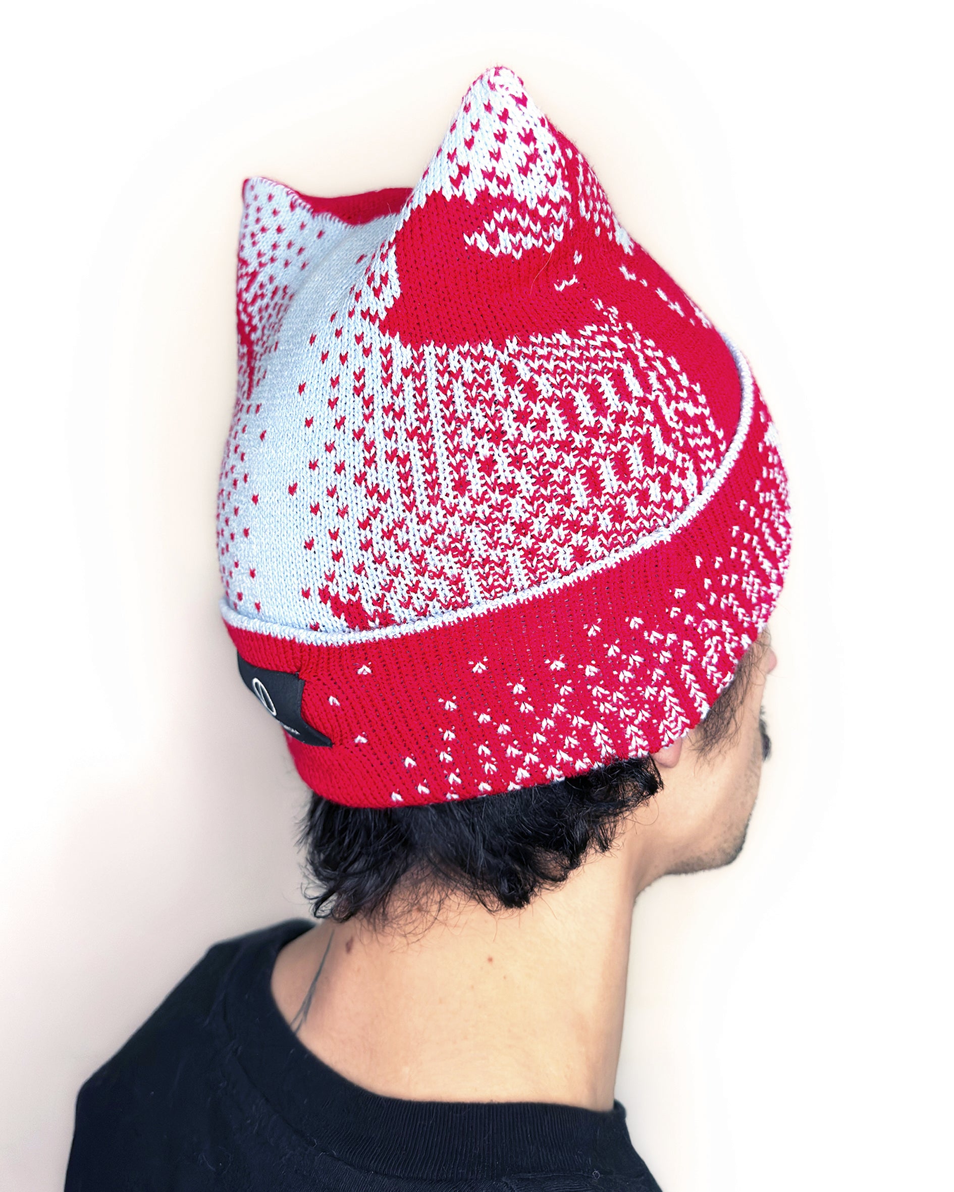 Thorn Beanie Red&Blue