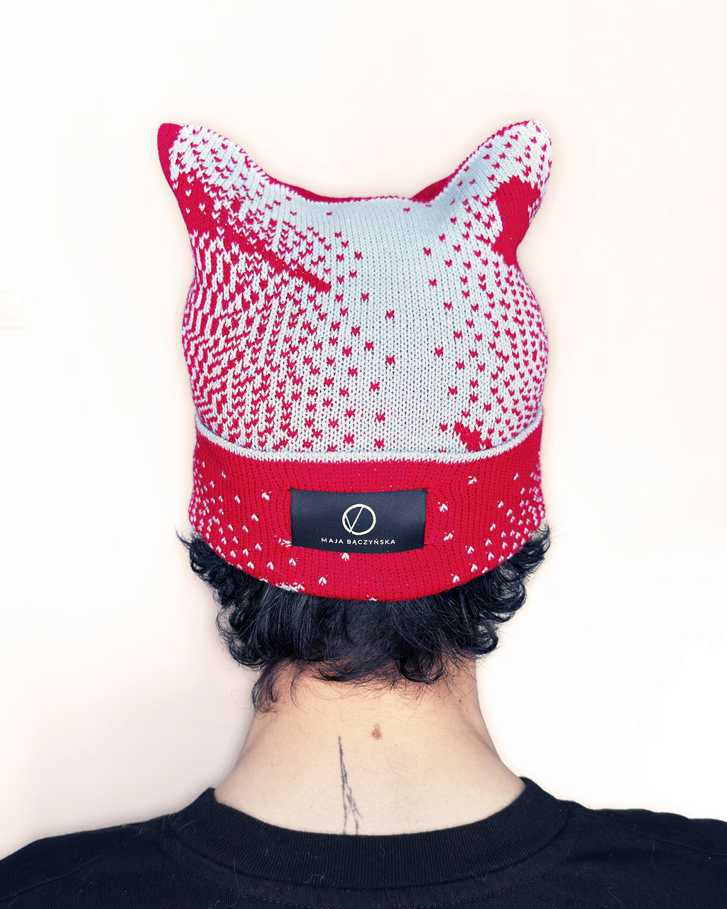 Thorn Beanie Red&Blue