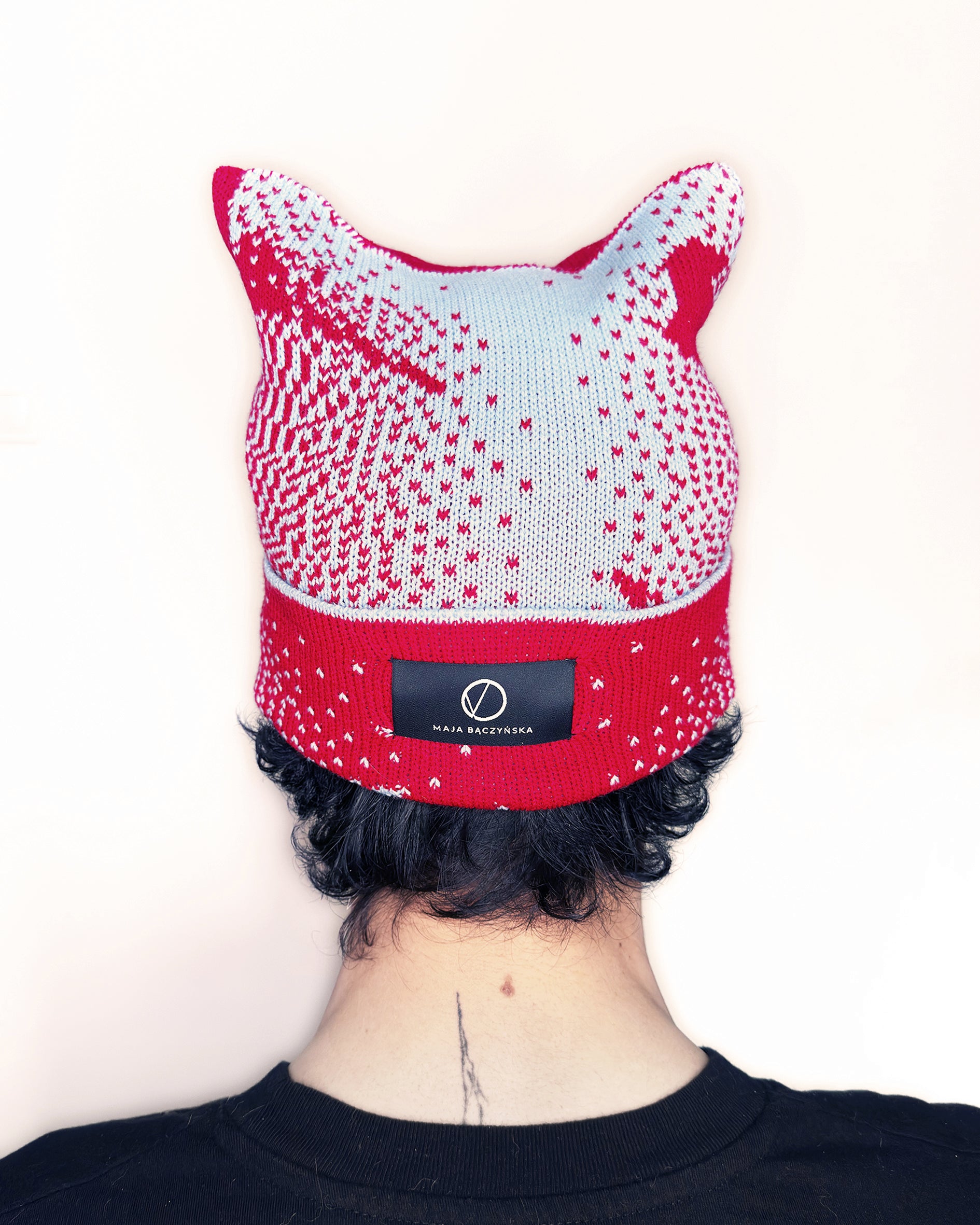 Thorn Beanie Red&Blue