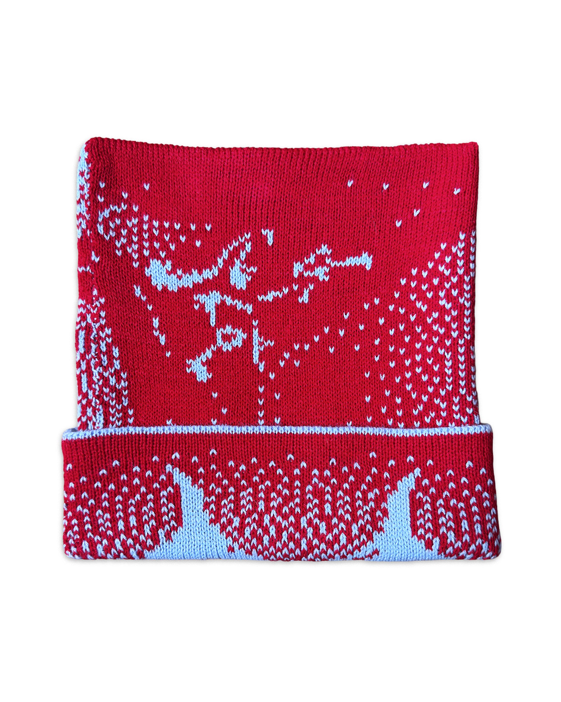 Thorn Beanie Red&Blue