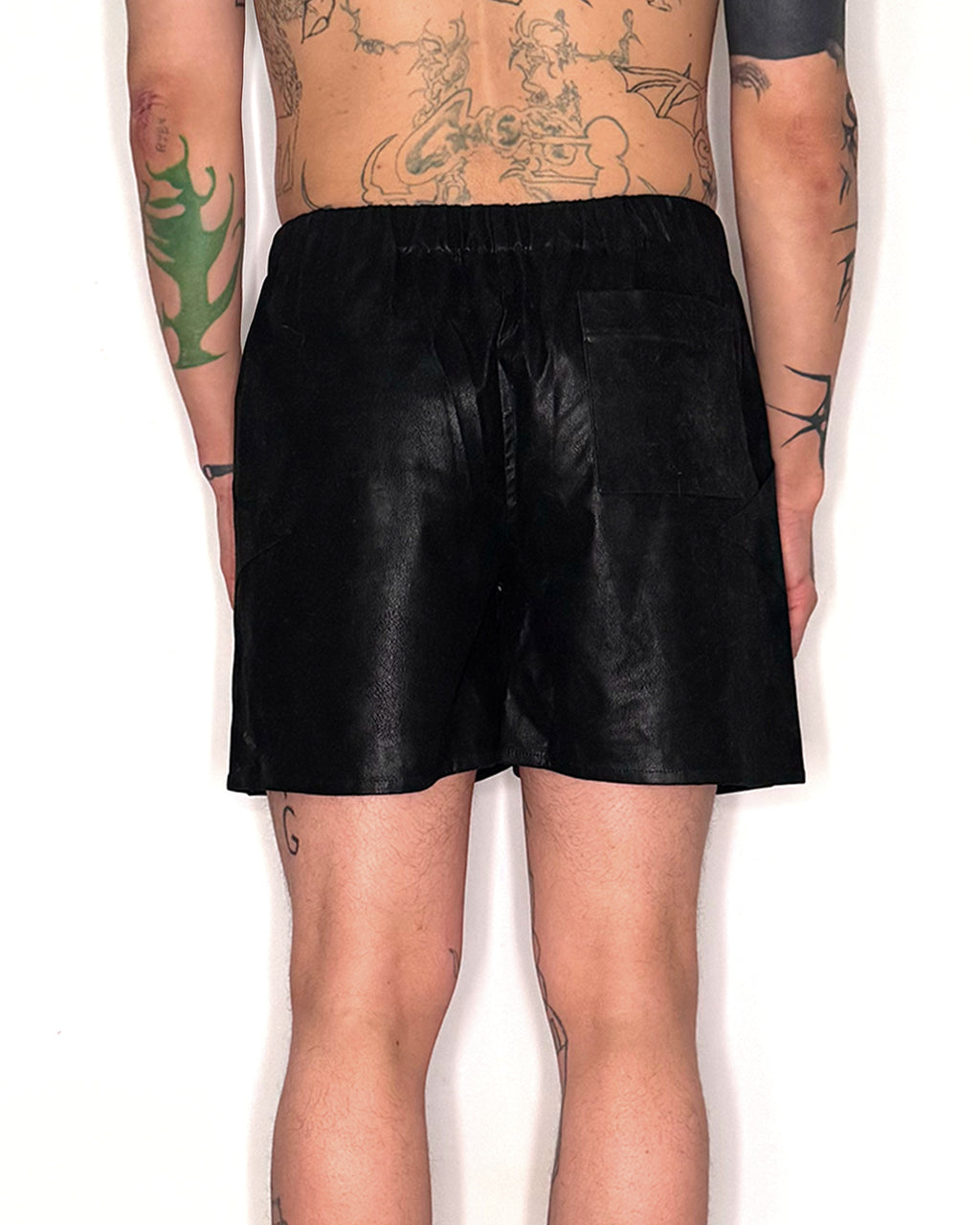Faux Leather Shorts